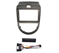 For KIA For Soul 2008-2012 2Din Radio Stereo Panel Dash Mount Car Audio 9 Inch Big Screen Face Plate Fascia Frame(Frame cable)