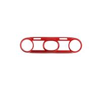 For KIA For Soul 2020-2025 For LHD Red Interior Air Conditional Adjustment Cover Switch Button Trim Frame Cover Interior Console Gear Shift Panel Trim(Red For LHD)