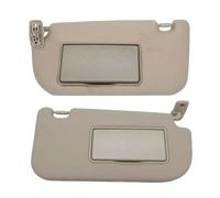 For KIA For Sportage KM 2004 2005 2006-2009 OE:8520103000 Left Right Sunvisor Sunshield Sun Visor Shield Shade Board With Mirror Car Inner Sun Visor(1Pair Beige)