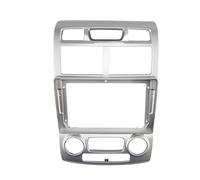 For Kia For Sportage MT AC/AT AC 2007-2013 9 Inch Car Radio Fascias Panel Screen Dash Fit Dash Trim Kit Frame Radio Fascia Frame(Frame Sliver MT)