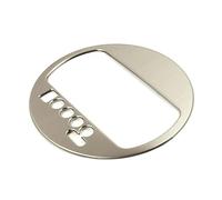 For Kia For Sportage R 2011-2015 Car Gear Shift Panel Water Cup Holder Cover Trim Interior Moulding Protection Sticker Interior Decoration(Size 2/Silver)