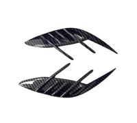 For KIA For Stinger 2018 2019 2020 2021 2022 2023 Car Sticker Rear Bumper Side Vent Spoiler Canard Covers RESPUNEKBAH(Carbon look)