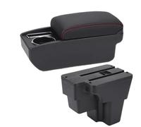 For KIA For STONIC For Rio Lx For Cerato 2015-2024 Armrest Box Car Storage Box Dedicated Interior Accessories MNGNCBXWK(C1 Black red NO USB)