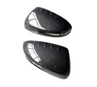 For KIA K5 Optima 2011-2015 Buckle Style Car Exterior Body Side Door Rearview Mirror Cover Cap Shell Trim(Carbon Fiber)