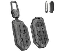 for Kia Key Fob Cover with keychian,Heavy Key Case Protection Compatible with Kia Telluride, Sorento, K5 GT-Line (Black)