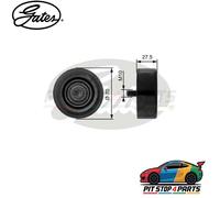For Kia Magentis Deflection Guide Pulley Gates T36206 Metal 28 mm 2005-2008