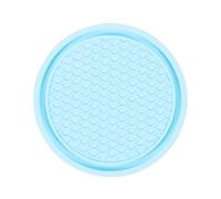For Kia Rio 2007-2017 Car Cup Coaster,Non Slip Honeycomb Texture Cup Mats,Silicone Cup Holders,Embedded Round Water Coasters,Car Interior Accessories(Sky Blue)