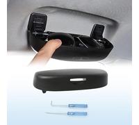 For Kia RIO 2010-2023 Abs Storage Box With Flocking Case Sun Visor Overhead Mount Interior Accessories Black(normal/Black)
