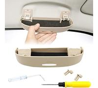 For Kia Rio K2 K3 K5 KX5 ABS Sunglasses Holder Eyeglasses Storage Box Multifunction Sun Visor Stowing Tidying Interior Accessories C/Gray(normal/A/Beige)