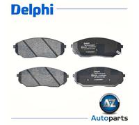 Delphi LP1849 Brake Pads Set Front With Anti-Squeak Plate Fits Kia Sorento