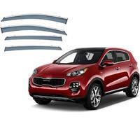 For KIA SPORTAGE KX5 MK4-QL 2016-2021 4-Piece Wind Deflectors - Rain Guards & Weather Shields for Ventilation, Reduce Noise, Easy Fit