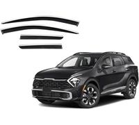 For KIA Sportage【LWB】 MK5-NQ5 2023 2024 4-Piece Wind Deflectors - Rain Guards & Weather Shields for Ventilation, Reduce Noise, Easy Fit