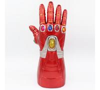 (For Kid) Avengers Endgame Iron Man Infinity Gauntlet LED Gloves Adult Tony Stark Props