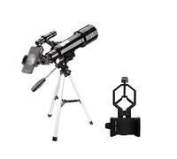 for Kids Adults Beginners, 70mm Aperture BAK4 Prism FMC Lens Astronomical Refractor 400mm for Astronomy with Smartphone Mount and Tripod to Explore Moon Planets