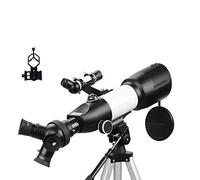 for Kids Beginners, 80mm Aperture 400mm BAK4 Prism Lens 3 in1 Eyepieces Astronomical Refractor for Astronomy with Smartphone Mount and Tripod and and Wireless Remote