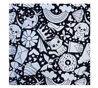 For Kids DIY Coloring Blanket With For Fleece Fabric And 24 Paint Pens, Designed For Fun Creative Projects And Cozy Use At Home(Happy)