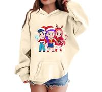 for Kids K Pop Demon Hunters Hoodies, Christmas H-Huntrix Hoodie K-pop Costume Merch Y2k Pullover Hip Hop Streetwear Long Sleeve Fashion Hooded Sweatshirt