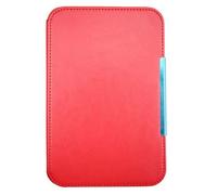For Kindle 3 Leather Case, Cover for Kindle keyboard D00901 Protective Case K3 Business Intelligence Lightweight Luxury E-book Protective Case (Red)