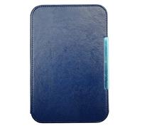 For Kindle 3 Leather Case, Cover for Kindle keyboard D00901 Protective Case K3 Business Intelligence Lightweight Luxury E-book Protective Case (Dark blue)