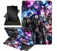 for Kindle Fire 7 case 2019 2017 Release 9th 7th Generation,360 Degree Rotating Stand Smart Protective Cover Case for Fire 7 2019,Night Warriors