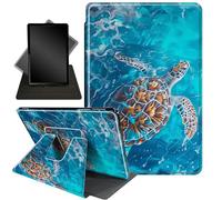 for Kindle Fire 7 case 2019 2017 Release 9th 7th Generation,360 Degree Rotating Stand Smart Protective Cover Case for Amazon fire 7 Tablet 9th/7th Generation,Blue Ocean Sea Turtle
