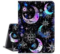for Kindle Fire 7 case 2019 2017 Release 9th 7th Generation,Slim Soft Shockproof TPU Silicone Protective Back Shell Case for Kindle fire 7 Inch Tablet,Color Glitter Moon
