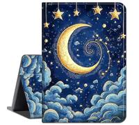 for Kindle Fire 7 case 2019 2017 Release 9th 7th Generation,Slim Soft Shockproof TPU Silicone Protective Back Shell Case for Kindle fire 7 Inch Tablet,Moon Stars Cloud