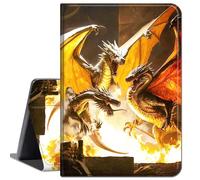 for Kindle Fire 7 case 2019 2017 Release 9th 7th Generation,Slim Soft Shockproof TPU Silicone Protective Back Shell Case for Kindle fire 7 Inch Tablet,Cute Three Dragon