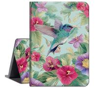 for Kindle Fire 7 Tablet Case 2019 2017 Release 9th 7th Generation,Slim Soft Shockproof TPU Silicone Protective Back Shell Case for Kindle Fire HD7 7" (2017/2019 Release),Cute Hummingbird Flower