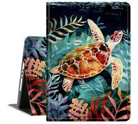 for Kindle Fire HD 10 and 10 Plus Tablet (11th Generation 2021 Release) Case, Slim Cover Case with Auto-Wake/Sleep for Kindle Fire HD 10,Cute Turtle