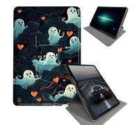 for Kindle Fire HD 10 and 10 Plus Tablet (13th/11th Generation, 2023/2021 Release) Tablet Case-360 Rotating Stand Cover with Auto Sleep/Wake Folding Protective Case,Scary Witch