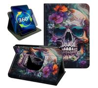 for Kindle Scribe 10.2" 2024/2022 Glasses Sugar Skull Stand Case
