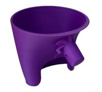 For Kitchen Aid Mixer Funnel Attachment with 120mm Top Diameter and Ergonomic Handle for Precise Pouring of Wet and Dry Ingredients into Mixing Bowls (purple)