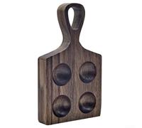 For Kitchen Egg Storage Tray with Handle, Japanese Style Wooden Egg Holder Featuring Four Compartments and Acacia Wood Construction