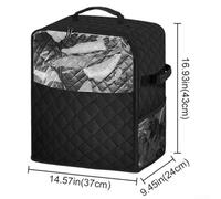 For KitchenAid Mixer Dust Cover with Pockets Full Coverage for 678 Quart Models, Easy to Clean (l)