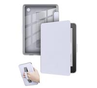 for Kobo Clara Colour/Clara BW/Clara 2E eReader 6 Inch Case with Wrist Strap and Auto Sleep/Wake, Shock-Proof & Scratch-Resistant (Light Purple)