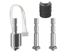 For Kobra 3 Max All-in-One Extruder Hoend Kit (Pre-Installed 0.4 Nozzle) with 2 Replaceable Throats & Hardened Steel Nozzles (0.6 & 0.8), High Flow Quick Change Hotend Kit for Cobra 3 Max Combo