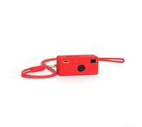 for kodak Charmera Silicone Skin, Soft Grip Protective Sleeve, Black(Red) | For Daily Photography, Shock Absorbent & Drop Resistant, Ideal for Travellers, Made of Soft Silicone, Includes Lanyard