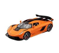 For Koenigsegg Supercar GT 1:22 Metal Car Model Home Fashion Decoration Birthday Gift(Orange)