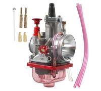 For Koso Motocross For Karb Scooter ATV For 2T 4T For PWK24 26 28 30 34 Mm Motorcycle Carburetor Dirt Bike Carb With Power Jet carburetor rep kit(RED-PWK28)