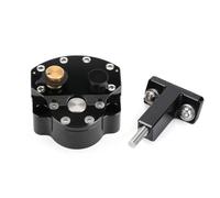 For KOVE 450 Rally Motorcycle Steering Damper Steering Stabilizer Shock Absorber Kit Reverse Safety Control Fit Colove 450 Rally Steering Dampers(Black)