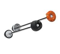For KTM 1390 Super Duke R 2024 Falling Protection Crash Pad，Motorbike Crash Slider Motorcycle Front Rear Hub Axle Fork Crash (A Set)