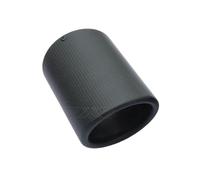 For Kuga 2017 1Pcs 89mm Inlet Carbon Fiber Exhaust Pipe Car Modified Accessories Exhaust Mufflers Nozzle Exhaust Tip Tail Pipe