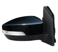 For KUGA For Escape 2013 2014-2020 Wing Unit 6pins Side Assembly Assy Rearview Mirror Turn Signal Lights Glass Lens Wires Rearview Assembly(Black Right)