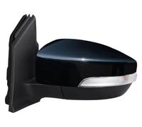 For KUGA For Escape 2013 2014-2020 Wing Unit 6pins Side Assembly Assy Rearview Mirror Turn Signal Lights Glass Lens Wires Rearview Assembly(Black Left)