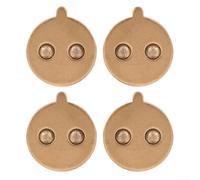 for kugoo M4 Brake Pads 4Pcs Sintered Copper Disc Brakes for Electric Scooter High Heat Resistance Quiet Stop 2.2x2.4cm