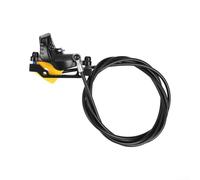 For KuKirin G1Pro G2 G2Pro G2Max G2Master G3pro the four piston disc brake from For NUTT offers stable braking performance with aluminum alloy construction (Right Rear Black and Yellow)