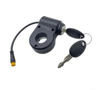 For Kukirin G2 Pro/Max Electric Scooter Throttle Start Switch with Lock, 3-Pin Ignition Key Set, ABS Waterproof Wiring Harness, Replacement Part Accessories
