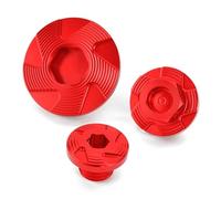 For KX 250 450 F Engine Timing Oli Filter Plugs Screw Bolts Set For K&AWAS&AKI KX-250F KX-450F KLX 450R KX-250 KX-450(Red)