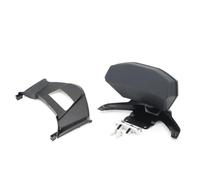 For KYMCO AK550 2017 2018 2019 2020 2021 2022 Motorcycle Rear Passenger Seat Backrest Cushion Back Rest Pad(Black)